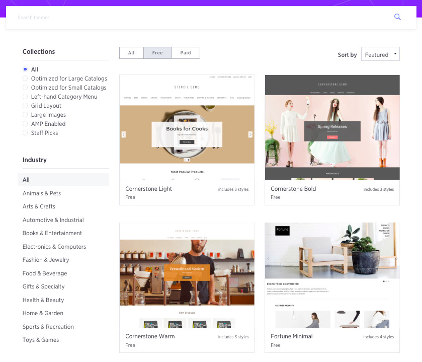 BigCommerce templates