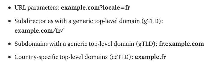 Multilingual or Multiregional Site