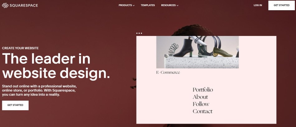 Squarespace website builder