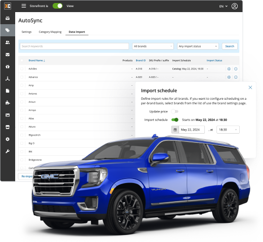 Automated Stock, Price and Auto Parts