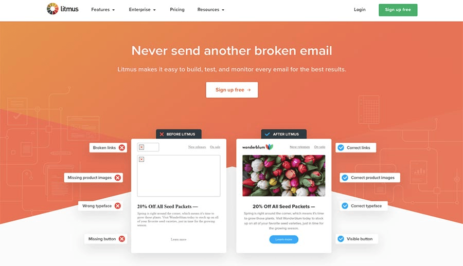 Litmus email marketing software