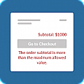 Minimum maximum order