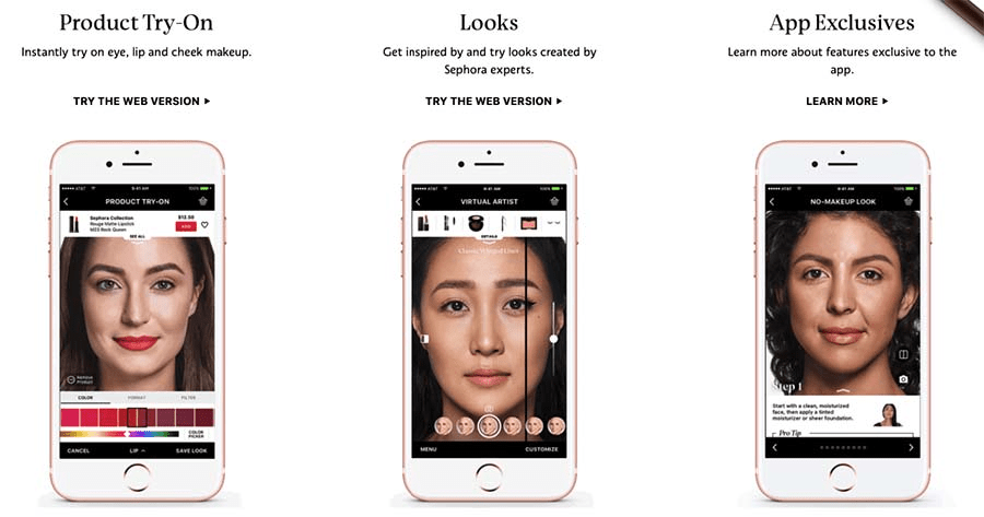 Sephora visual artist app