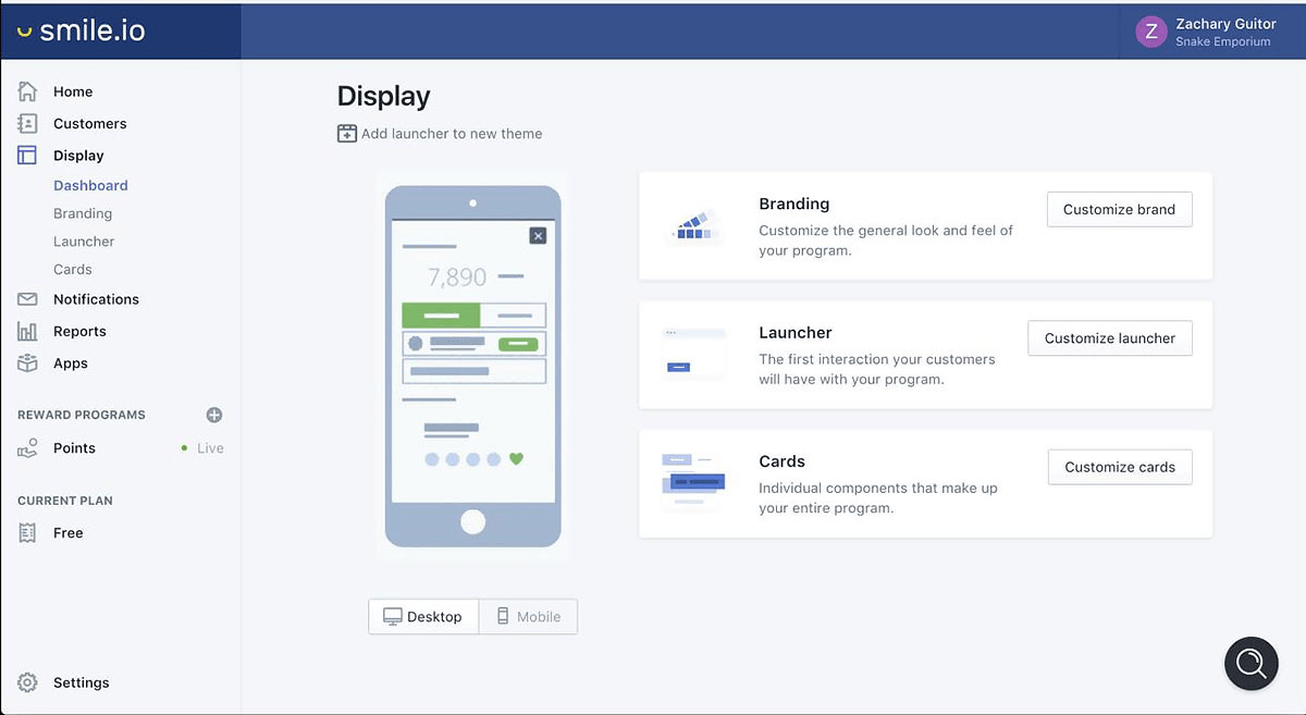 Smile.io Loyalty Program